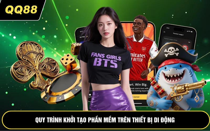 Quy trình khởi tạo phần mềm trên thiết bị di động